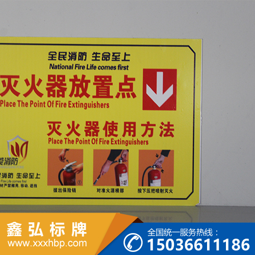 河南消防展示牌